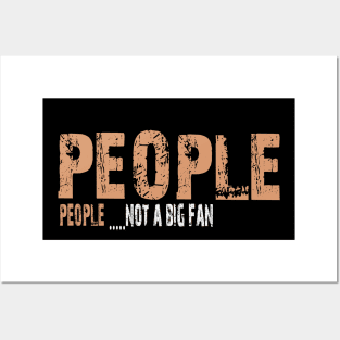 People not a big fan Posters and Art